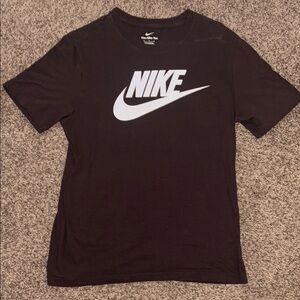 Nike Brown T-Shirt with White Logo